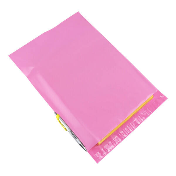 Кур'єрський пакет 300х400 мм А3 рожево-рожевий 50 мкм 100 шт. фото
