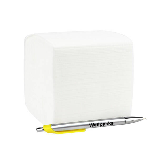 Бумажная салфетка двухслойная диспенсерная 200х100 мм Soft белый (VV) 300 шт./