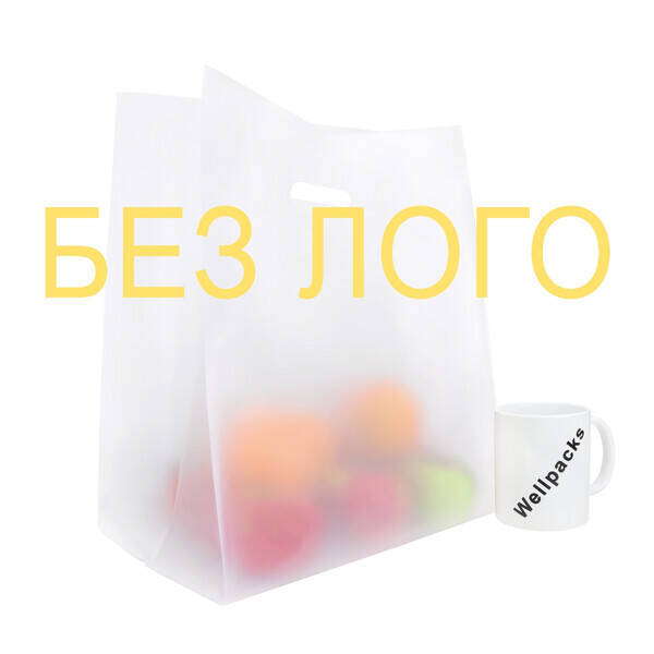Пакет банан прозрачный матовый (400+100х2)х500 мм БЕЗ ЛОГО 50 мкм 50 шт./