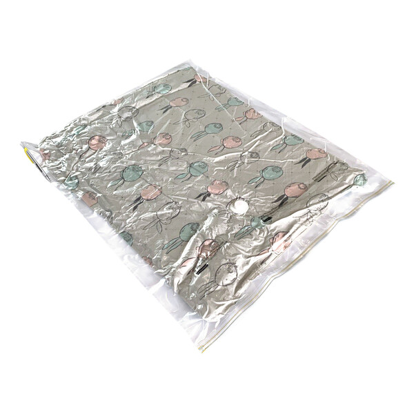 Вакуумный пакет для одежды с клапаном под насос многоразовый 800х1000 мм прозрачный 10 шт./