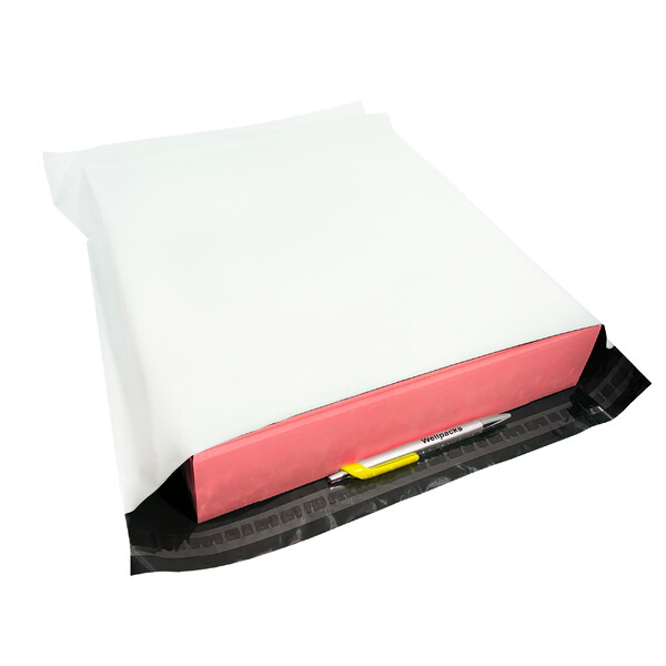 Кур'єрський пакет 500х600 мм А1,5 білий 50 мкм 50 шт. - фото