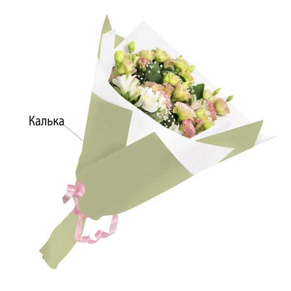 Калька листова 580х580 мм 65 мкм непрозорий однотонний оливковий 20 шт./ - фото Калька листова 580х580 мм 65 мкм непрозорий однотонний оливковий 20 шт./