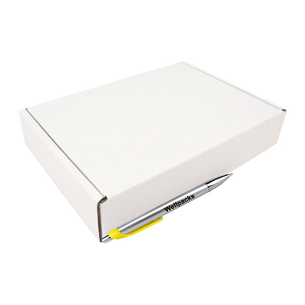 Коробка для посылок 240х170х50 мм самосборная плоская (под 1 кг) белый 20 шт./