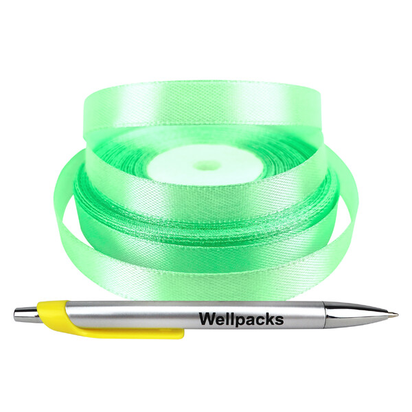 Стрічка атласна 1,2 см 33 м м&#039;ятний 1 рул./