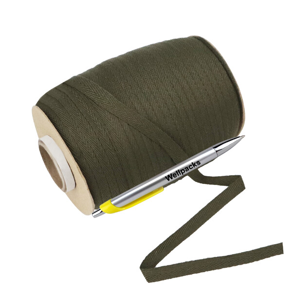 Лента киперная 15 мм 100 м хаки 1 рул./