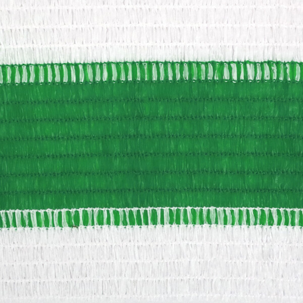 Сітка затіняюча 2х50 м біло-зелена смужка 1 рул./