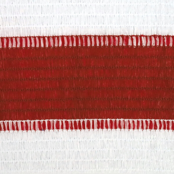 Сітка затіняюча 4,2х50 м біло-червона смужка 1 рул./