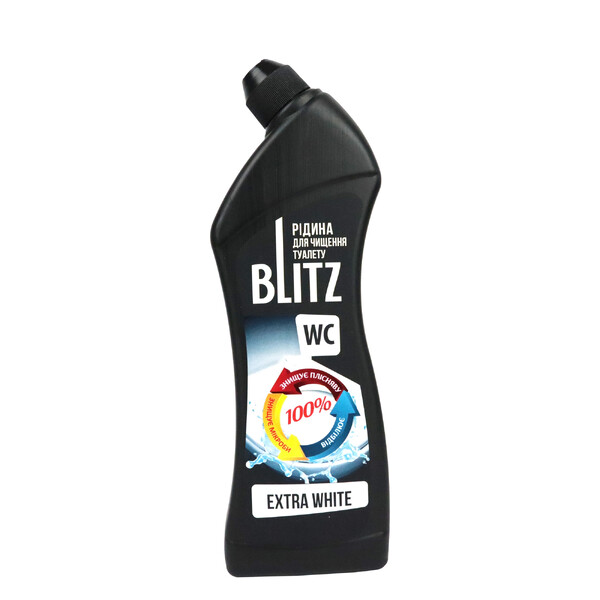 Гель для чищення унітазів "BLITZ" Extra White 750 мл 1 шт./