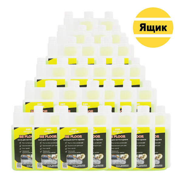 Засіб для миття підлоги універсальний "CRYSTALLINE SHOP" Be Floor 1000 мл 27 шт./