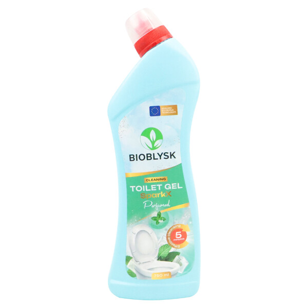 Гель очищуючий для туалету парфумований "BioBlysk" SparkX Menthol 750 мл 1 шт./