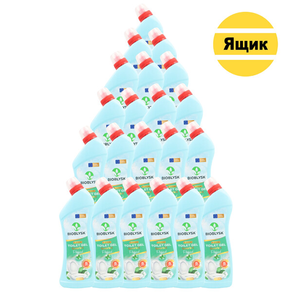 Гель очищуючий для туалету парфумований "BioBlysk" SparkX Menthol 750 мл 21 шт./
