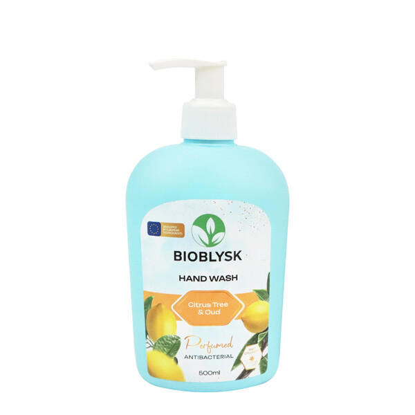 Рідке крем-мило парфумоване антибактеріальне "BioBlysk" Citrus Tree & Oud 500 мл 1 шт./