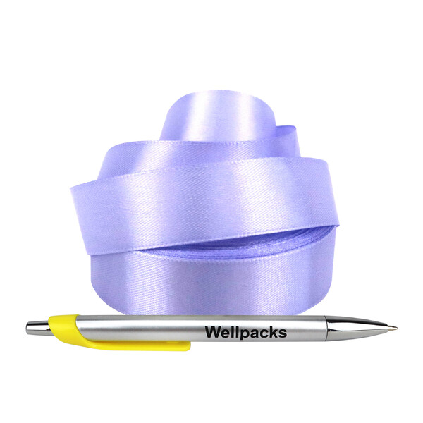 Лента атласная 2,5 см 33 м светло-лиловый 1 рул./