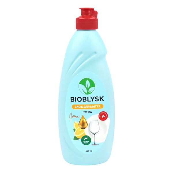 Засіб для миття посуду "BioBlysk" лимон 500 мл 1 шт./