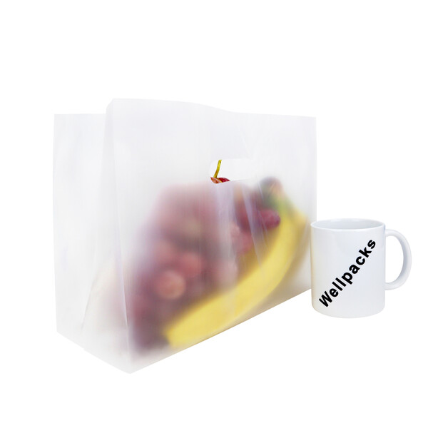 Пакет банан прозорий матовий (250+65х2)х300 мм 50 мкм 100 шт. фото