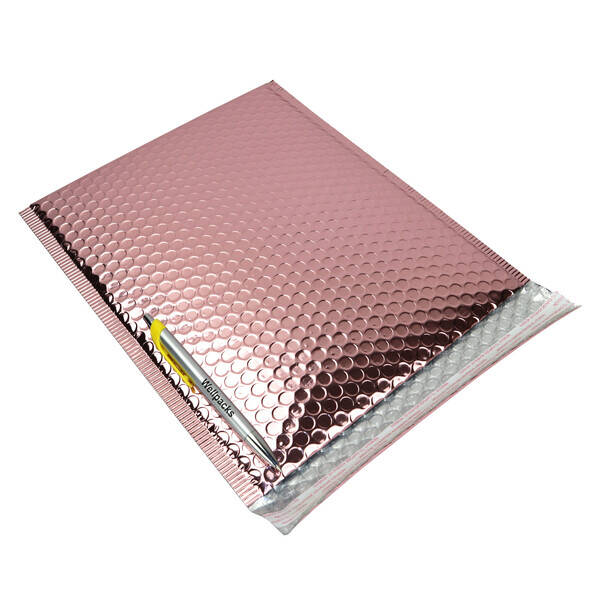 Бандерольний конверт 180х230 мм А5+ рожевий глянцевий 1 шт.