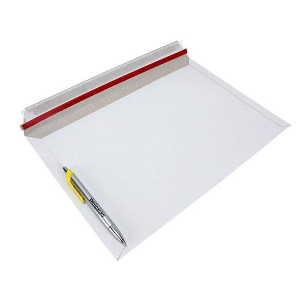 Курьерский картонный конверт 350х250 мм B4 белый 50 шт.
