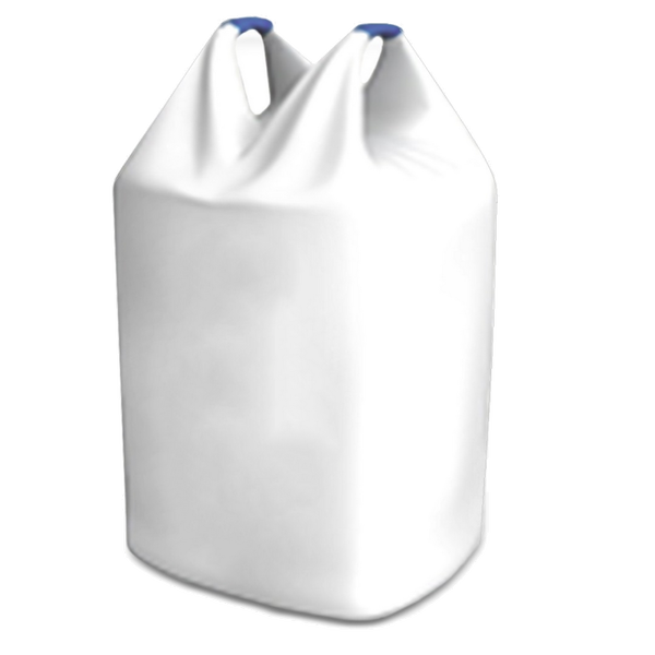 Мешок Биг бег на 2 петли 90х90х120 см (фартук сверху, плоское дно) белый 25 шт./