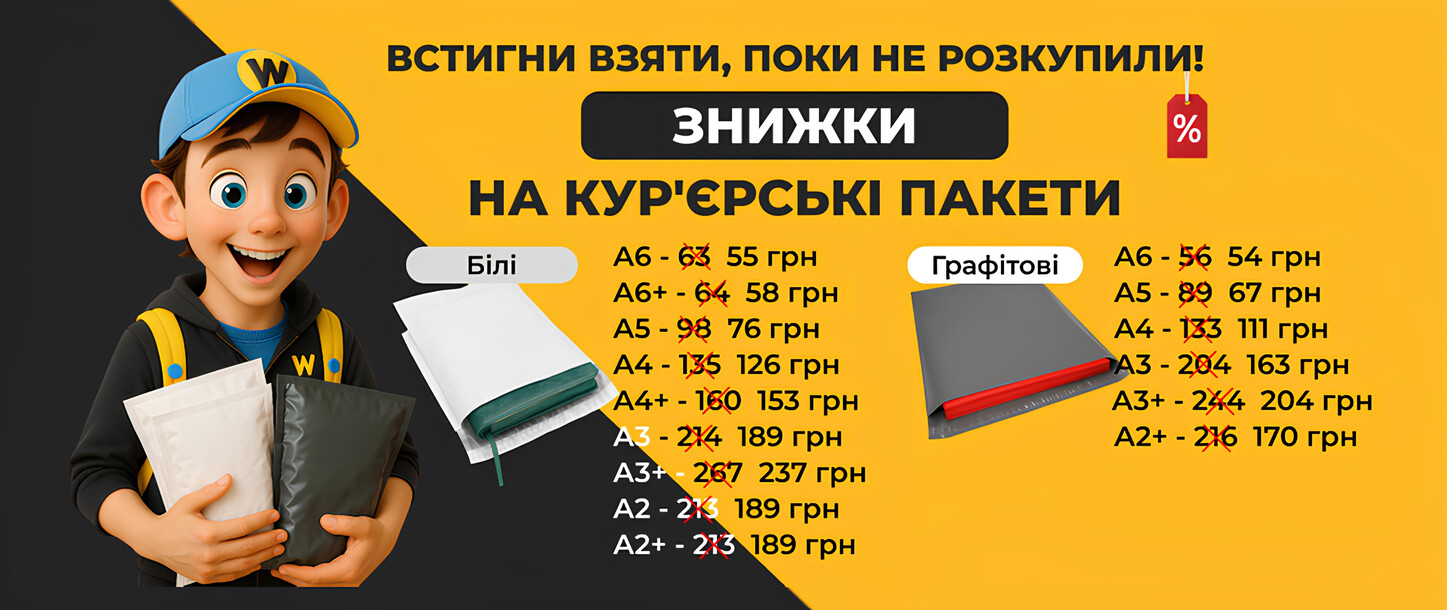 Знижки на кур'єрські пакети